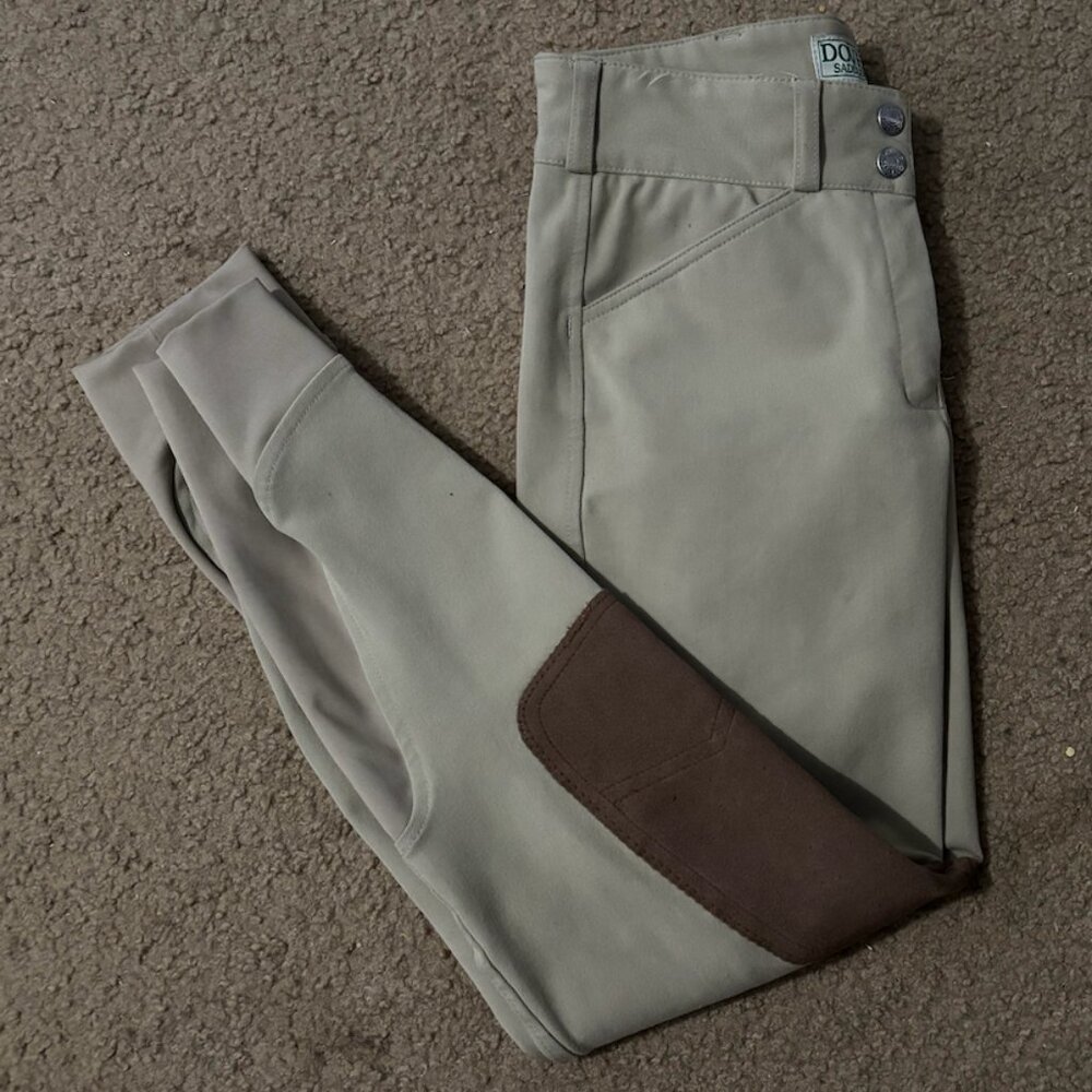 Dover Saddlery Tan Show Breeches